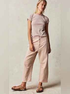 Free people Osaka barrel pull on pants